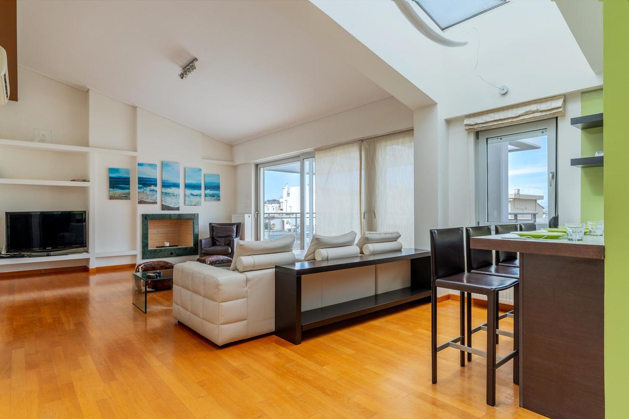 Elvita Athens Sea View Maisonette Luaran gambar